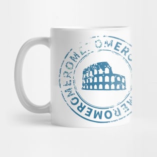 rome stamp t-shirt Mug